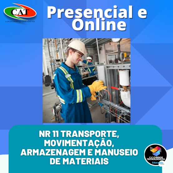 NR 11 - TRANSPORTE, MOVIMENTAÇÃO, ARMAZENAGEM E MANUSEIO DE MATERIAIS