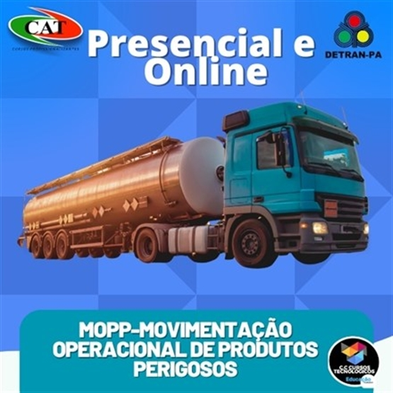 MOPP MOVIMENTAÇÃO OPERACIONAL DE PRODUTOS PERIGOSOS - Catcursos2025.1